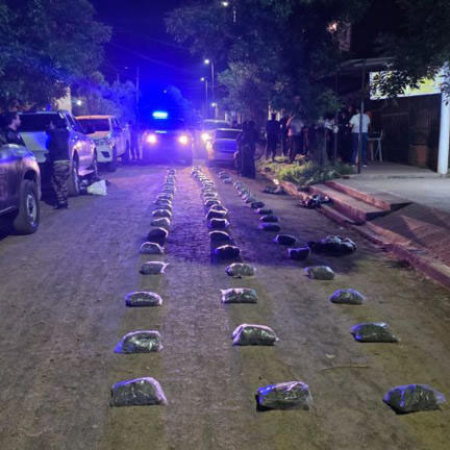 Golpe al narcotráfico en Corrientes: incautan más de 35 kilos de marihuana valuados en $127 millones