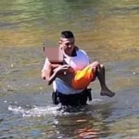 Dramático rescate en Córdoba: un policía le salvó la vida a un nene de 11 años que se ahogaba en un río