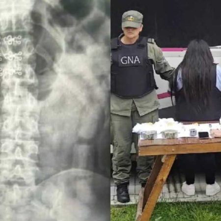 Horror en la ruta 38: detuvieron a 10 personas con más de 500 cápsulas de cocaína dentro del cuerpo