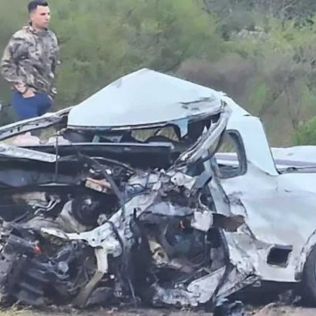 Entre Ríos: dos hombres murieron tras un violento choque frontal en la Ruta 12