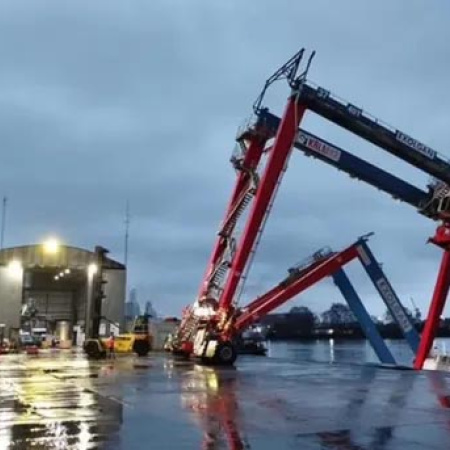 Temporal en el AMBA: se derrumbó parte de un muelle en Dock Sud