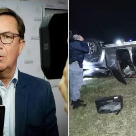 El presidente del Banco del Chaco fue internado con pronóstico reservado tras un grave accidente