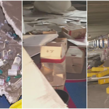 Jeringas, ampollas y documentos: así es por dentro el megapredio abandonado en Pilar donde funcionó un vacunatorio