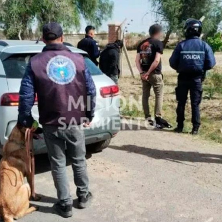 Dos mendocinos fueron detenidos en San Luis con cocaína valuada en $22 millones